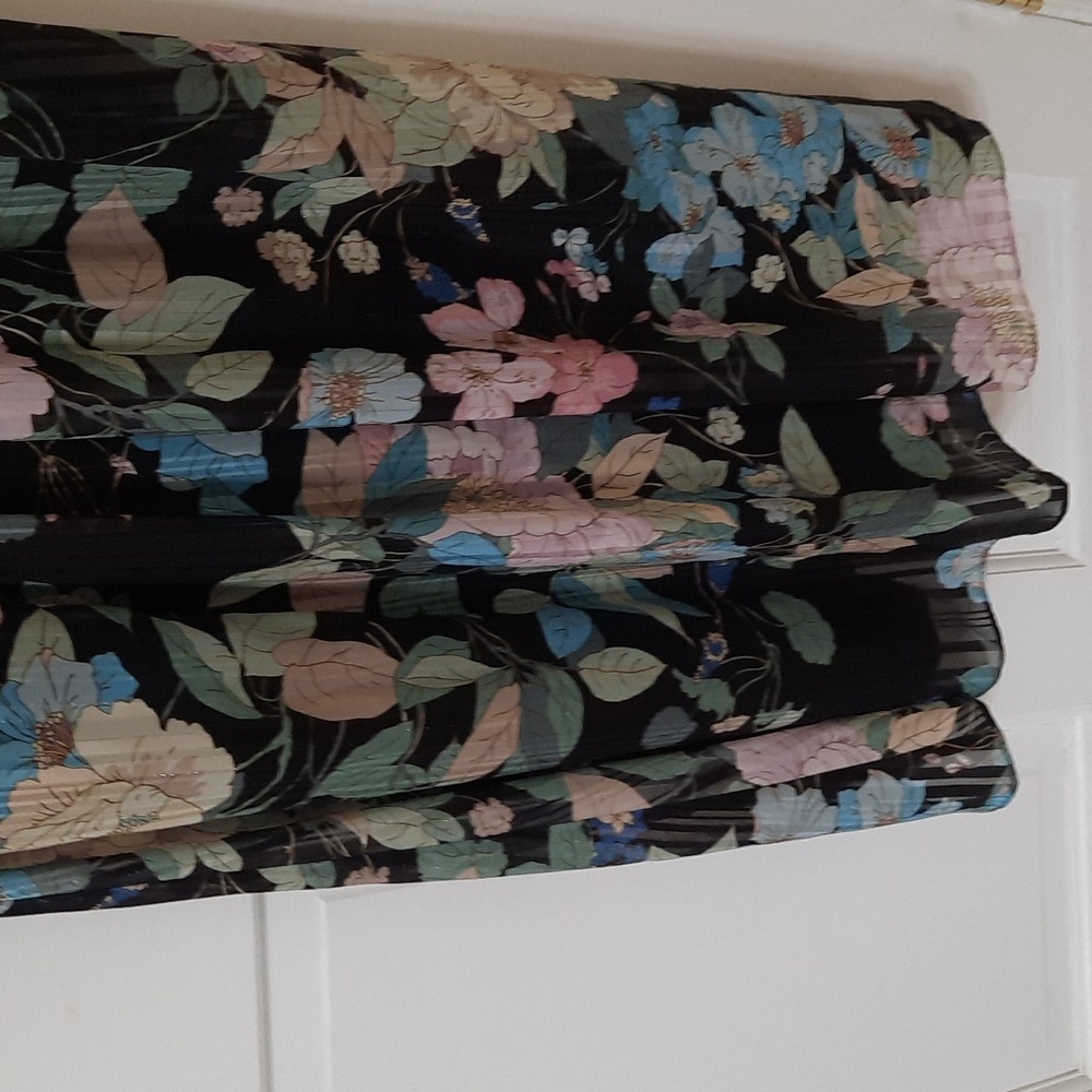 Adrianna Papell Floral Maxi Dress - Black and Blue - Picture 5 of 16